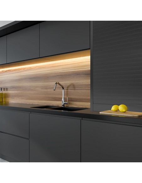 Rideau d'armoire en aluminium à cassette 90x60