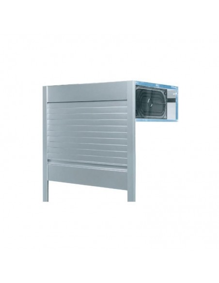 Rideau d'armoire en aluminium à cassette 145x60