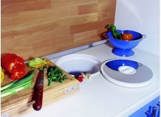 Poubelle encastrable avec seau plastique de 13L passé par...