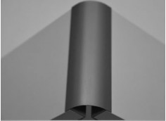 Lot de deux raccords de socles hauteur 19 cm,PVC coloris...