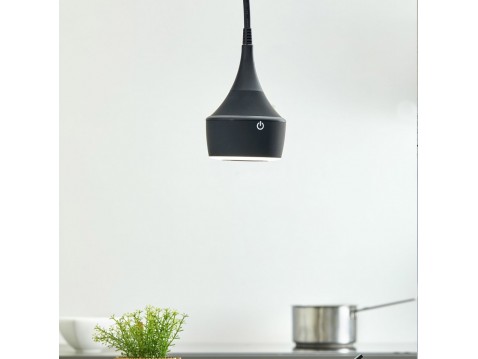 Suspension prise Mercury incluant un éclairage led