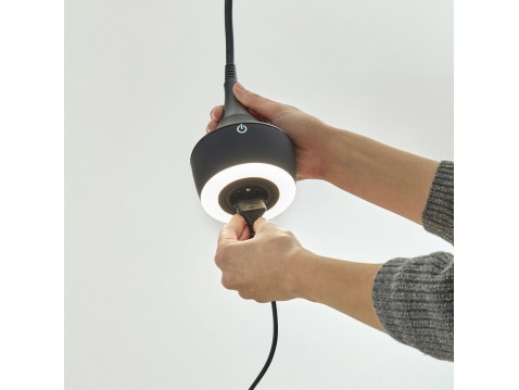 Suspension prise Mercury incluant un éclairage led