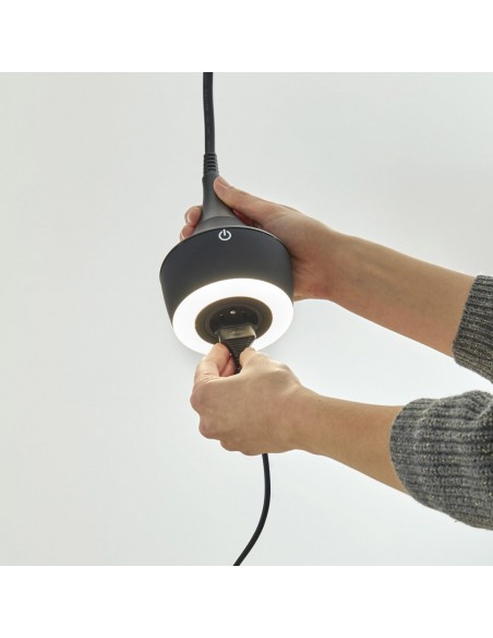 Suspension prise Mercury incluant un éclairage led